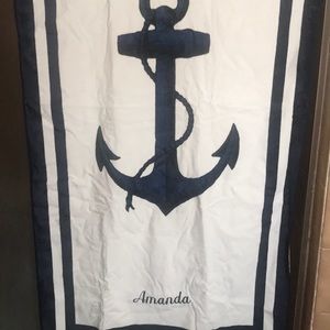 Personalized pottery barn beach towel